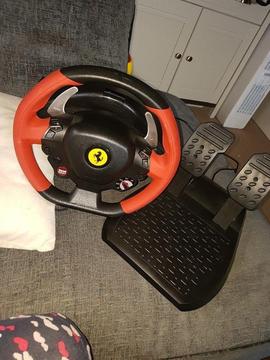 Xbox steering wheel & stand