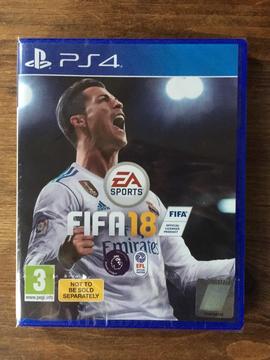 Fifa 18 sealed PS4 with ultimate team extras