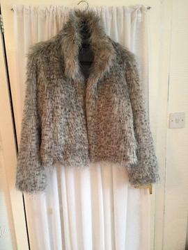 Next fur coat size 14