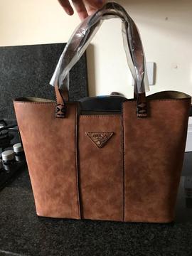 Gorgeous Tan Prada Style handbag