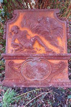A 19th Century cast iron plaque