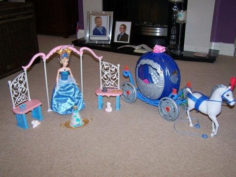 Disney Cinderella Barbie wedding bundle