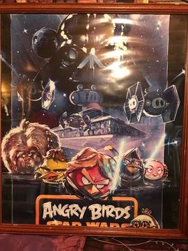 Star Wars Angry Birds Framed Poster