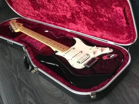2009 USA fender Stratocaster, Black Hss American strat, Guitar trade swap px offers welcome