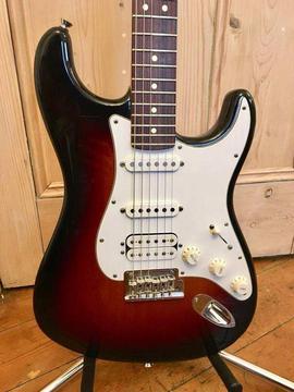 2011 Fender HSS American Standard Stratocaster Guitar – Sunburst - Mint - Courier Delivery