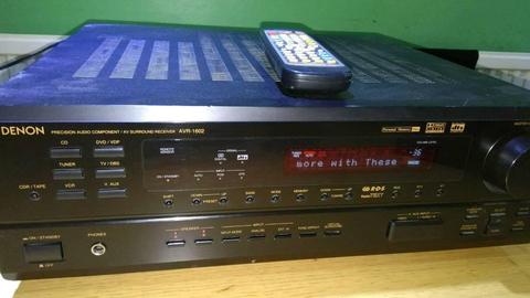 Denon amplifier in good working condition nice sound and good quality unit! Can deliver or post