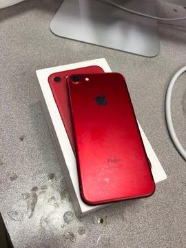 Iphone 7 Red 128gb unlocked