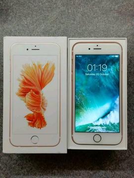 IPhone 6s 16gb Rose Gold Unlocked Very good condition