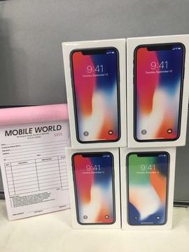 IPhone X 64gb black and silver unlocked 12 month apple warranty