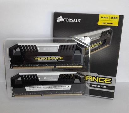 16GB (2x 8GB) DDR3 RAM 2133 MHz Corsair Vengeance PRO PC Memory (Brand new in box)