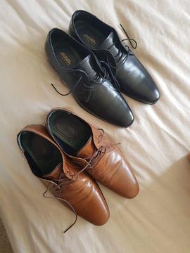 2 pairs of mens shoes