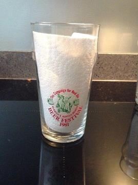 Wanted 1981 Norwich Beer Festival Half Pint Glass