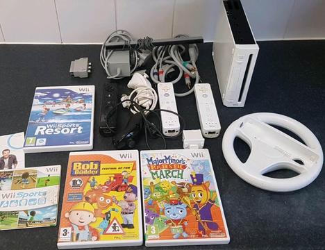 Nintendo Wii Bundle everything included Used But no longer used any questions just ask