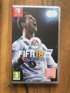 FIFA 18 (Nintendo Switch) , brand new & sealed ! price stands !!!!! MAY SWAP