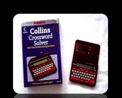 FRANKLIN COLLINS CROSSWORD SOLVER - CWM 109 - FOR SALE