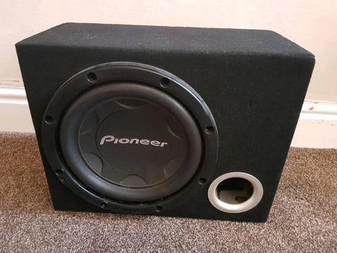 PIONEER SUBWOOFER FOR SALE FREE LOCAL DELIVERY