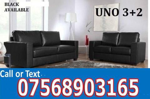 SOFA HOT OFFER Italian leather black or brown sofa set 71