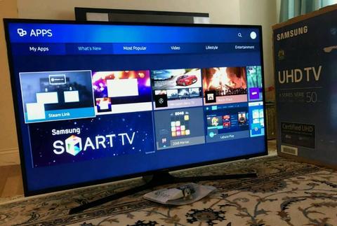 50in Samsung Smart 4K HDR UHD LED TV WI-FI Freeview HD Warranty