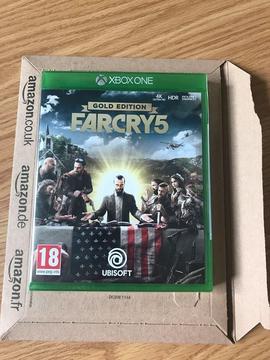 far cry 5 gold edition inc season pass , xbox one , brand new & sealed ! price stands , no offers !
