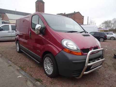SWAP**VALETING VAN PROFESSIONALY KITTED OUT OVR £3000 CHEMICALS 55 PLATE RENAULT TRAFFIC METALIC RED