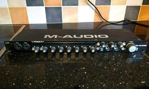 M-Audio M-TRACK eight professional 8 track audio interface with preamps