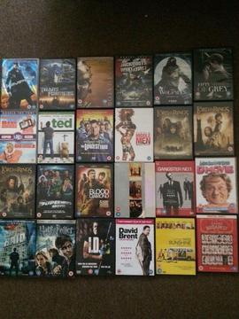 Great selection of films for sale 50 pence each