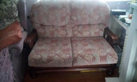 Free two seater sofa and two matching single chairs