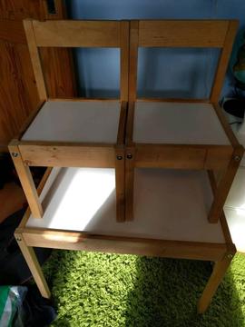 Ikea kids/childrens table and chairs