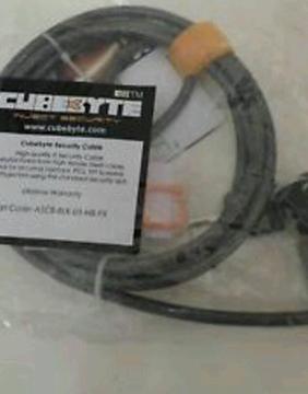 Cubebyt security cable /new sealed