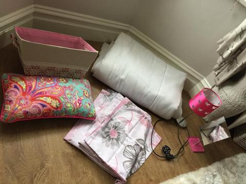 Single bed duvet / cover pink collection