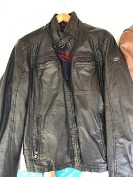 Brand new men leather jacket
