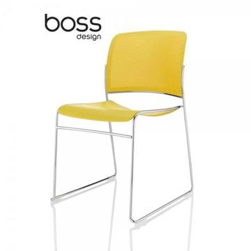 Stylish Boss Design Starr Yellow Designer Office / Conference Chair - I can deliver