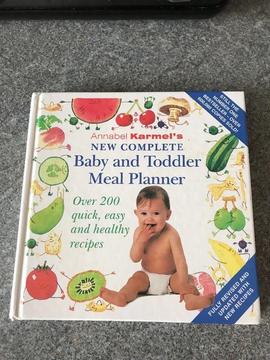Baby cookery book