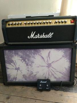 Marshall 8200 Bi-chorus amp with 2.G12 cab