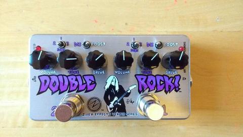 ZVEX Double Rock guitar distortion / boost effects pedal - J Mascis