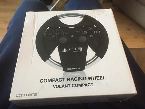 PlayStation 3 controller steering wheel