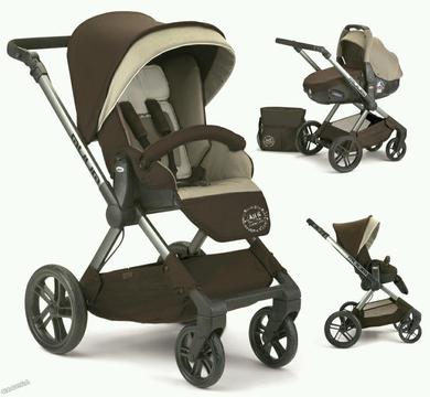 Jané Muum Pushchair Travel System with Matrix 2 Light Lay Flat or Sit Up Car Seat