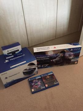 PS4 VR Headset, Camera and Aim Controller