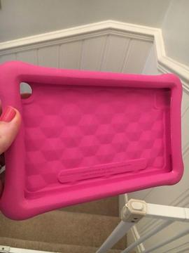 Pink Kindle case / protective cover for kids kindle fire