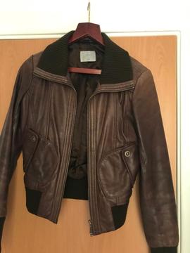 OASIS BROWN LEATHER JACKET