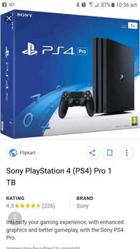 Ps4 pro 1tb