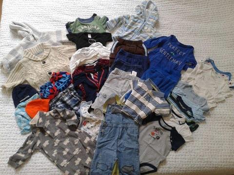 Baby boy clothes bundle 3-6 months (including Ralph Lauren baby boy romper) - 43 items