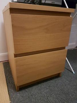 Pair of Ikea bedside tables