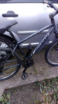 Carrera mountain bike.£250 of added extras.rock shock drop out forks costs £150