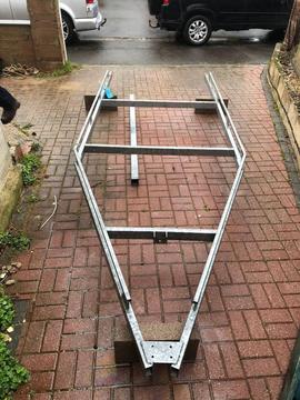 Boat trailer frame