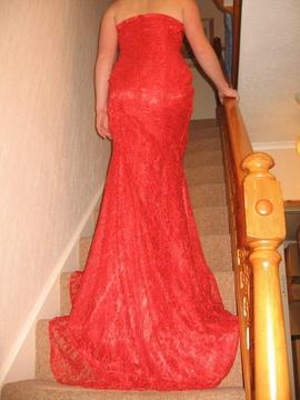 Red Ball Gown / Prom Dress