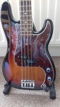 Fender USA Precision Bass Guitar and case