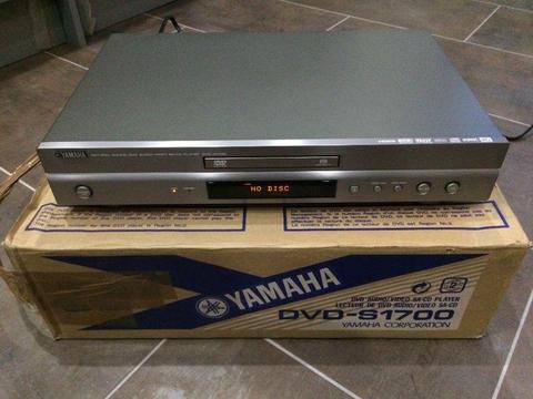 Yamaha DVD-S1700 dvd/cd/super audio cd player - excellent condition, boxed with remote and manual