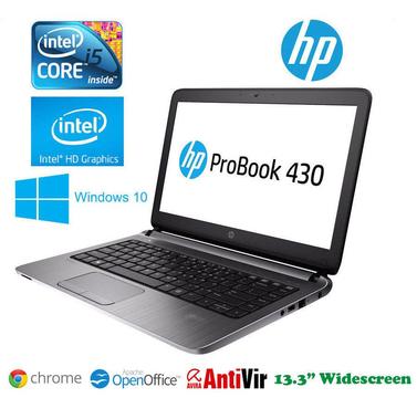 Could Deliver - HP ProBook 430 Laptop Intel Core i5 - W10 - 500Gb - HDMI - Office
