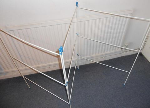 Folding Laundry Airer and Washing Basket